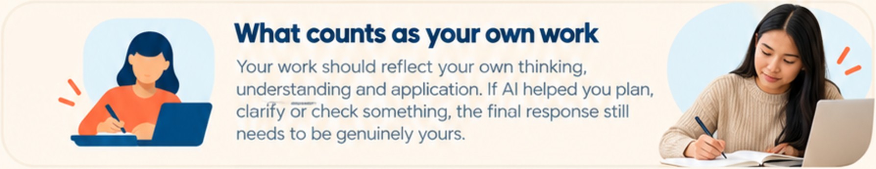 What counts as your own work