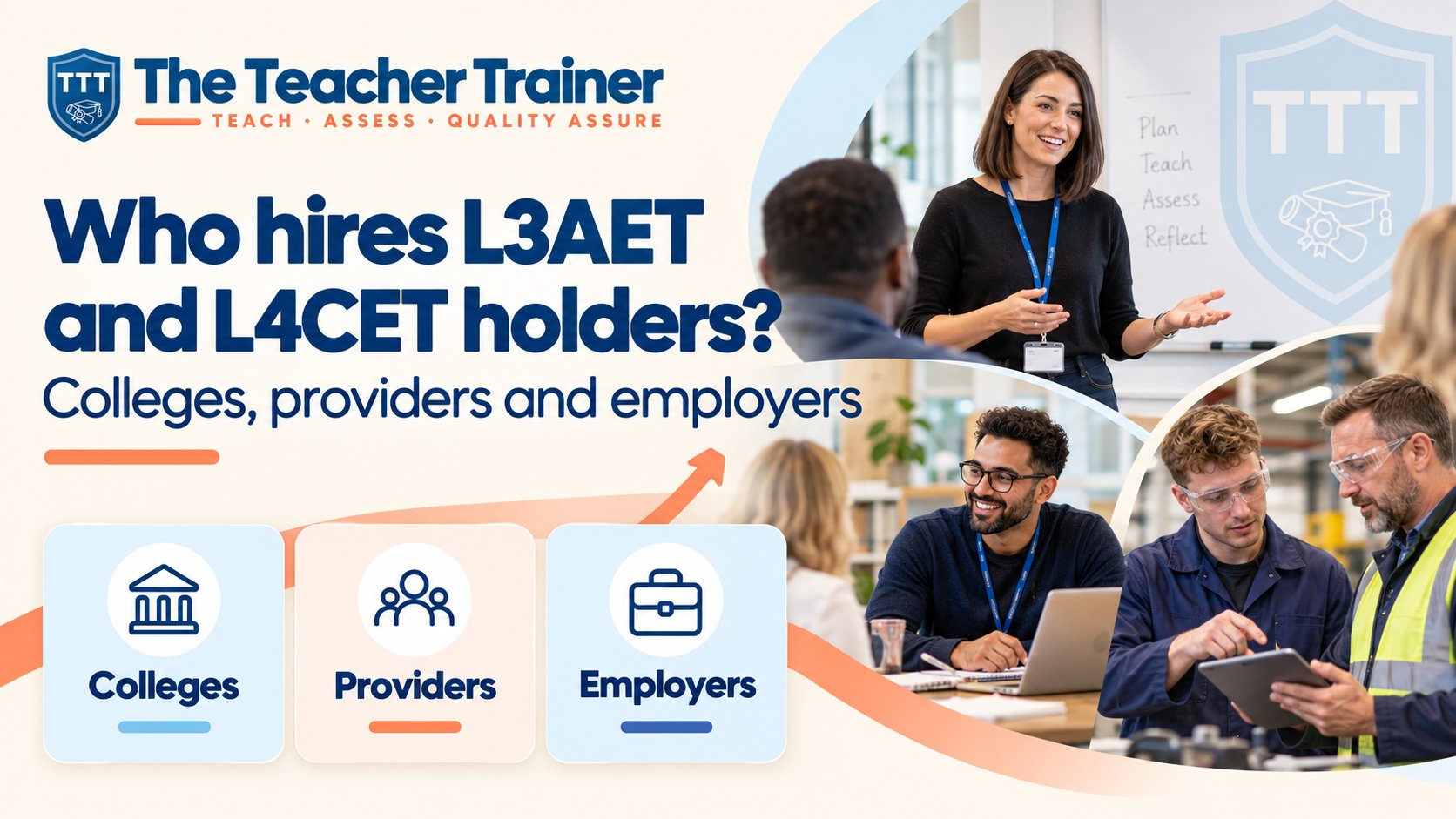 Who hires L3AET and L4CET holders? Colleges, providers and employers